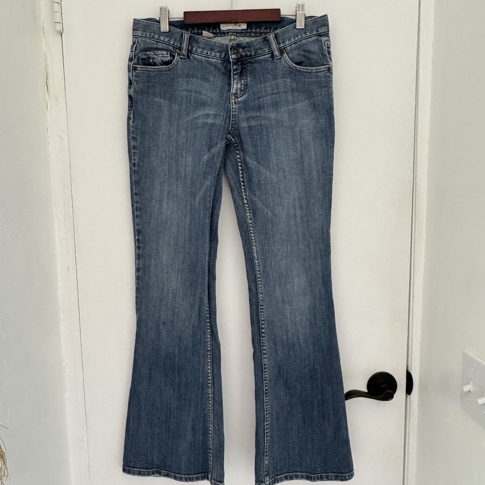 Anchor Blue Womens 9 Bootcut Jeans Blue Medium Wash Y2K Retro Denim Hipster